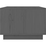  Klubska mizica siva 80x50x35 cm trdna borovina, (20711472) | Shoptok.si