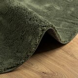  Tepih HUARTE kratkih vlakana mekani i perivi zeleni Ø 100 cm | shoptok.hr
