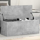  Kutija za pohranu boja betona 90 x 35 x 35 cm konstruirano drvo | shoptok.hr