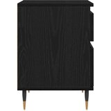  Noćni ormar 2 pcs Crni hrast 40 x 35 x 50 cm Konstruirano drvo | shoptok.hr