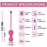 Magic Motion Kegel Master - Smart geisha ball duo (ljubičasta) | shoptok.hr