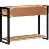 vidaXL konzolna miza 100x35x75 cm Masivni neobdelan les Mango | Shoptok.si