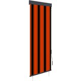 vidaXL Zunanje rolo senčilo 60x250 cm oranžno in rjavo, (20767839) Cene