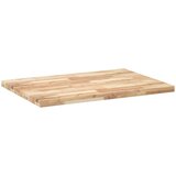 Stolna ploča 100x70x4 cm pravokutna od masivnog drva bagrema | shoptok.hr