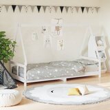 vidaXL Okvir za dječji krevet bijeli 80 x 200 cm od masivne borovine cijene