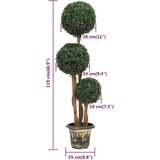  Umjetni šimšir u obliku kugle s posudom zeleni 119 cm | shoptok.hr