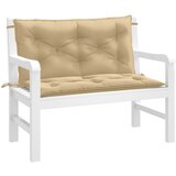  Jastuci za vrtnu klupu 2 kom bež 100x50x7 cm tkanine | shoptok.hr