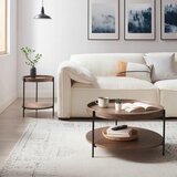 Livetastic Klubska Miza Rund, Barva Oreha | Shoptok.si