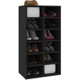 Stalak za cipele crni 54 x 34 x 100,5 cm konstruirano drvo | shoptok.hr