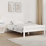  Zidno uzglavlje bijelo 127,5x3x60 cm od masivne borovine | shoptok.hr