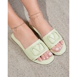 Resti Green women's eco leather Cartec slippers - Footwear | Shoptok.si