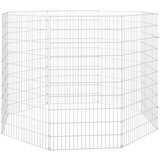  Ograđeni prostor za životinje slobodnog uzgoja s 8 panela, 54 x 100 cm, pocinčano željezo | Eponuda.com