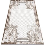 RugsX Preproge Preproga AKRIL VALS 039 45 Cvetje okvir 100x200 cm Bež | Shoptok.si