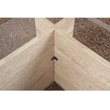 Hanah home Klub sto Ventrino, 105x65x40cm, Bež | Eponuda.ba