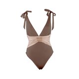 DEVI COLLECTION Ženski jednodelni kupaći kostim Aria braon | Eponuda.com