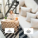 TemaHome Bež raztegljiva sedežna garnitura iz tkanine bouclé 180 cm Bloom – | Shoptok.si