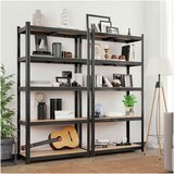 Songmics Regal 5 delni, (180 x 90 x 40 cm), črno rjav | Shoptok.si