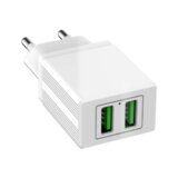 Jellico adapter E26 hišni polnilec 2x USB A 2,1A Quick Charge - Original (EU Blister) bel Cene