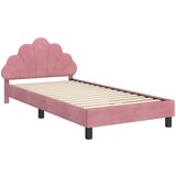  za djecu s uzglavljem Ružičasta 90 x 190 cm Baršun | shoptok.hr