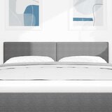  LED glava kreveta Svijetlo siva 160 cm Kordura tekstil | shoptok.hr