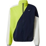 Reebok Športna jakna mornarska / apno / bela | Shoptok.si