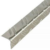 KANTOFLEX Kotni profil iz karo plošče (Do x Š x V: 2.000 x 23,5 x 23,5 mm, Debelina: 1,5 mm, Neobdelano, Aluminij, Srebrna) | Shoptok.si