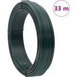 vidaXL Žica za vezivanje ograde Zelena 33 m Čelik prekriven PVC-om | shoptok.hr
