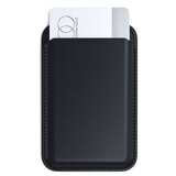 Satechi black vegan-leather magnetic novčanik i držač za telefon | ePonuda.com