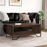  Stolić za kavu smeđa boja hrasta 100x51x40 cm konstruirano drvo | shoptok.hr
