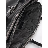 Shelvt Black classic women's handbag with three compartments | shoptok.hr