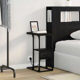  Noćni ormar Crni hrast 41,5 x 26 x 60,5 cm Konstruirano drvo | shoptok.hr
