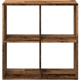 vidaXL Pregrada / regal za knjige boja drva 69,5x29x69,5 cm drveni | shoptok.hr