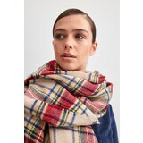 Trendyol Women's Multicolored Checkered, Soft Textured Scarf | Shoptok.si