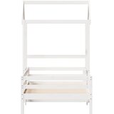  Okvir kreveta s krovom bijeli 80 x 200 cm od masivne borovine | shoptok.hr