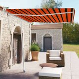 Samostojeća automatska tenda 300 x 250 cm narančasto-smeđa Cijene