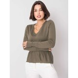 RUE PARIS Blouse-259-BZ-22513.73-khaki | Shoptok.si