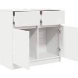 vidaXL Komoda s ladicama bijela 80x34x76 cm konstruirano drvo | shoptok.hr