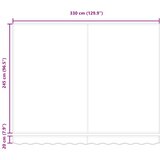  Zamjensko platno za tendu Bijelo 3,5 x 2,5 m Poliester | shoptok.hr