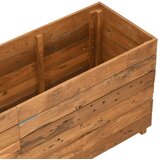 In Posuda za sadnju 150x40x55 cm od reciklirane tikovine i čelika | shoptok.hr