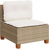 vidaXL 10-dijelni set vrtnih sofa s jastucima bež od poliratana | shoptok.hr