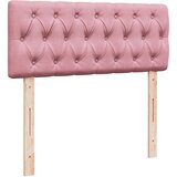 Box spring krevet s madracem ružičasti 120 x 200 cm baršunasti | shoptok.hr