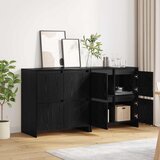  Komode 2 pcs Crni hrast 70 x 41 x 75 cm Konstruirano drvo | Eponuda.ba