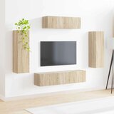 3 TV omarica 5 pcs Sonoma hrast - - Rjava - 65.4 - 31 x 29,5 x 100 cm - 2025-vidaXL-Uvoz_2 | Shoptok.si
