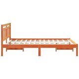  Krevetna konstrukcija Smeđa 120 x 190 cm Čvrsto borovo drvo | shoptok.hr