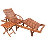  Ležaljka za sunčanje sa stolom masivno bagremovo drvo | shoptok.hr