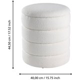 Eglo 424125 - SET 2x Tabure AMPAHAKA pr. 33,5/40 cm bela | Eponuda.com