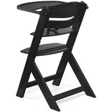 Kinderkraft otroški stol za hranjenje enock™ black z blazino black and white | Shoptok.si