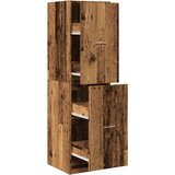 vidaXL Lekarniška omara starinski les 40x41x144,5 cm inženirski les | Shoptok.si