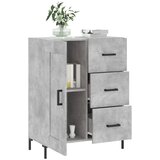  Komoda siva boja betona 69,5x34x90 cm od konstruiranog drva | shoptok.hr
