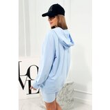 Kesi Set of 3-in-1 sweatshirt, top and short leggings blue | Shoptok.si